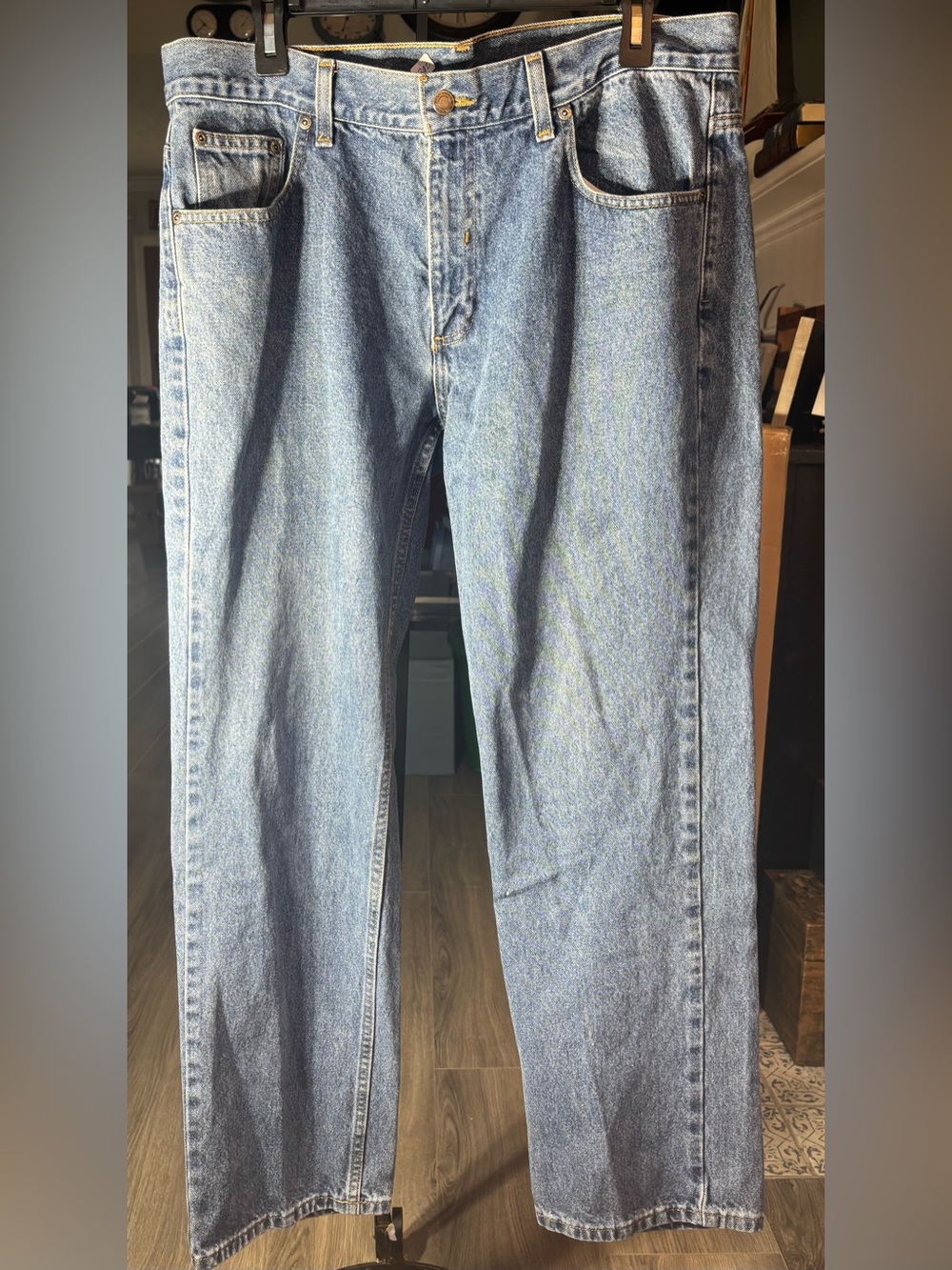 Members Mark Men's Blue Classic Straight-Leg Jeans size 36 x 30 EPC